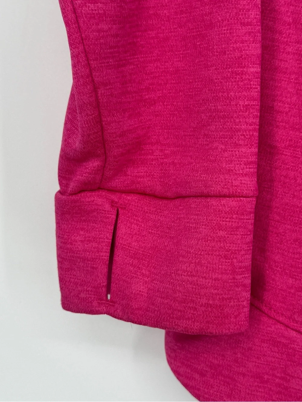 Adidas Girls Pullover Hoodie Pink Heathered Logo Sweatshirt Size 10/12